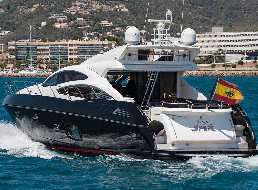 SUNSEEKER PREDATOR 74 | Boat in Ibiza | Xaloc Charter Ibiza