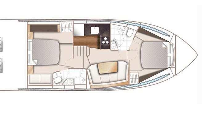 Noleggio barca PRINCESS V50 A